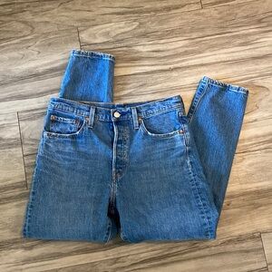 Levis 501 High Waisted Skinny Jeans